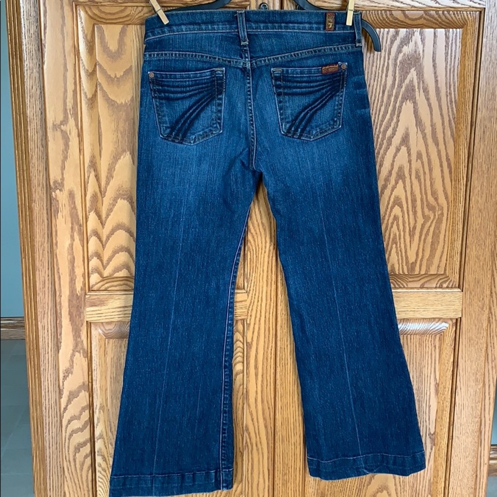 7 For All Mankind Women’s 26X28 Dojo DarkWash